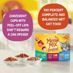 Meow Mix Tender Favorites Surf 'N Turf Variety Pack Cat Food Trays -Almo nature Sales 100241 PT3. AC SS1800 V1670940403