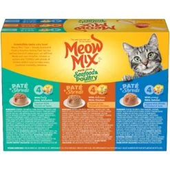 Meow Mix Pate Toppers Seafood & Poultry Variety Pack Cat Food Trays -Almo nature Sales 100270 PT3. AC SS1800 V1662475860