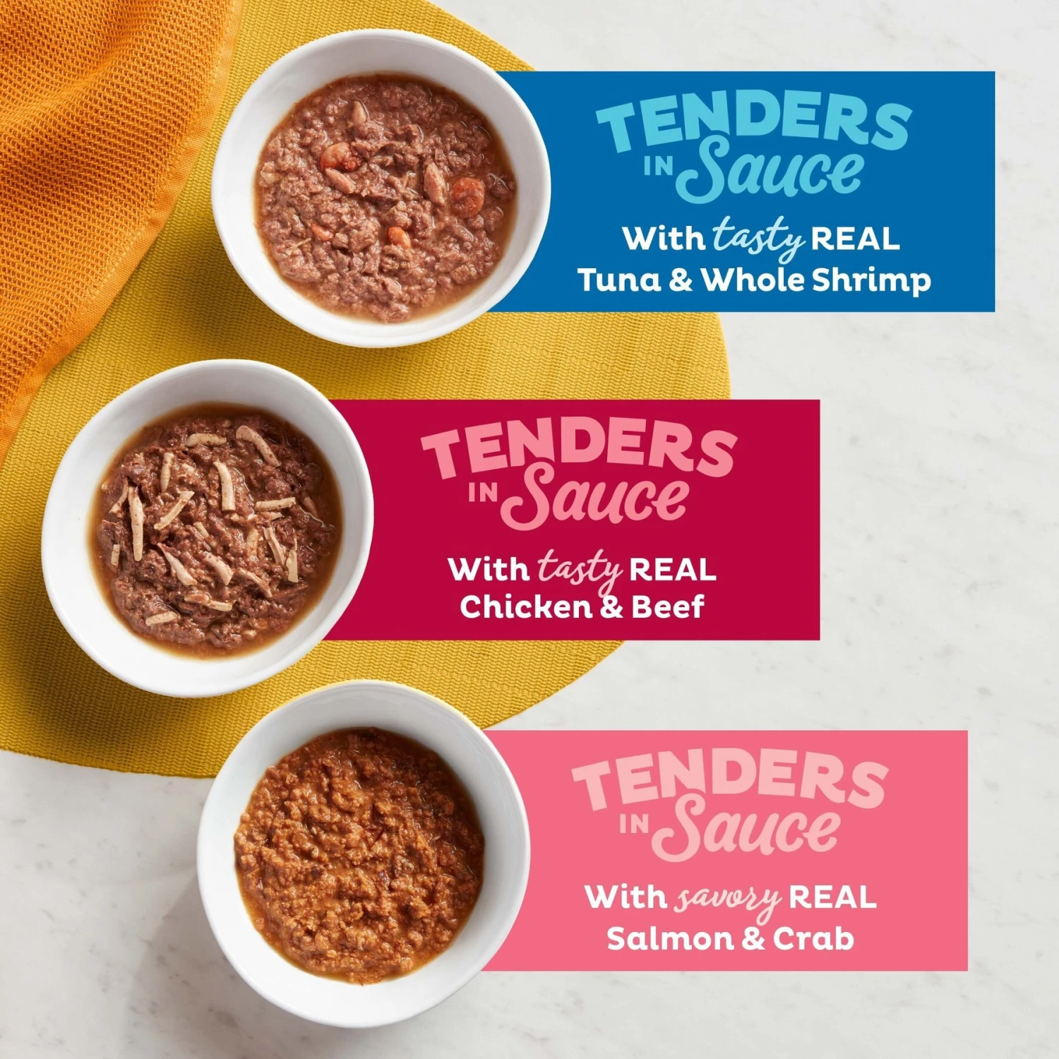 Meow Mix Classic Favorites Tenders In Sauce Variety Pack Wet Cat Food 5 Meow Mix Classic Favorites Tenders In Sauce Variety Pack Wet Cat Food - Image 3