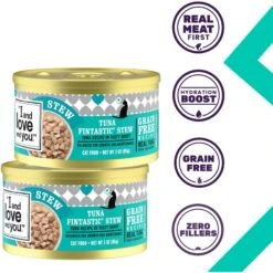 I And Love And You Tuna Fintastic Stew Grain-Free Canned Cat Food -Almo nature Sales 100758 PT1. AC SS1800 V1692382614