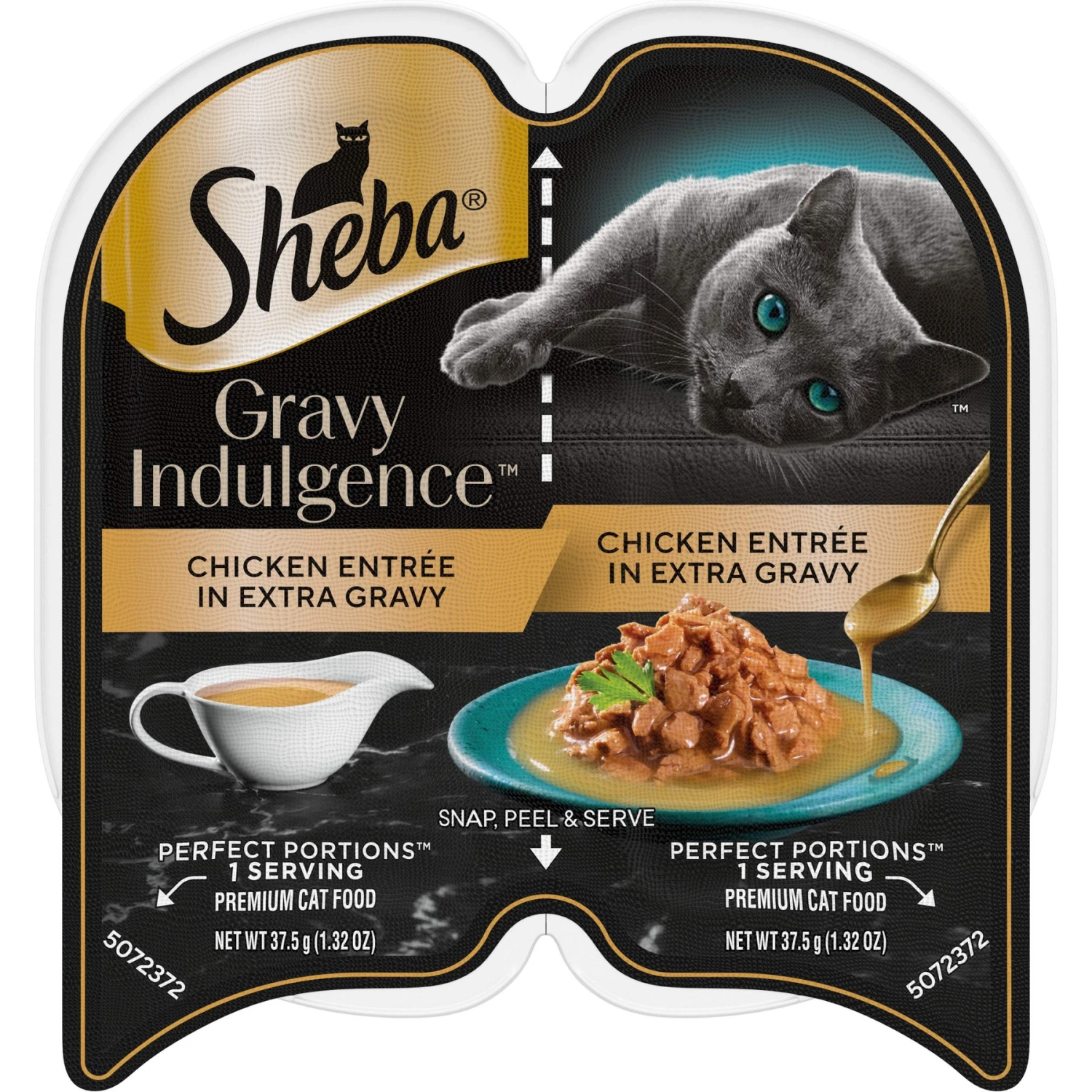 Sheba Gravy Indulgence Chicken Entree In Extra Gravy Grain-Free Adult Wet Cat Food, 2.64-oz Can, Case Of 24 3 Sheba Gravy Indulgence Chicken Entree In Extra Gravy Grain-Free Adult Wet Cat Food, 2.64-oz Can, Case Of 24
