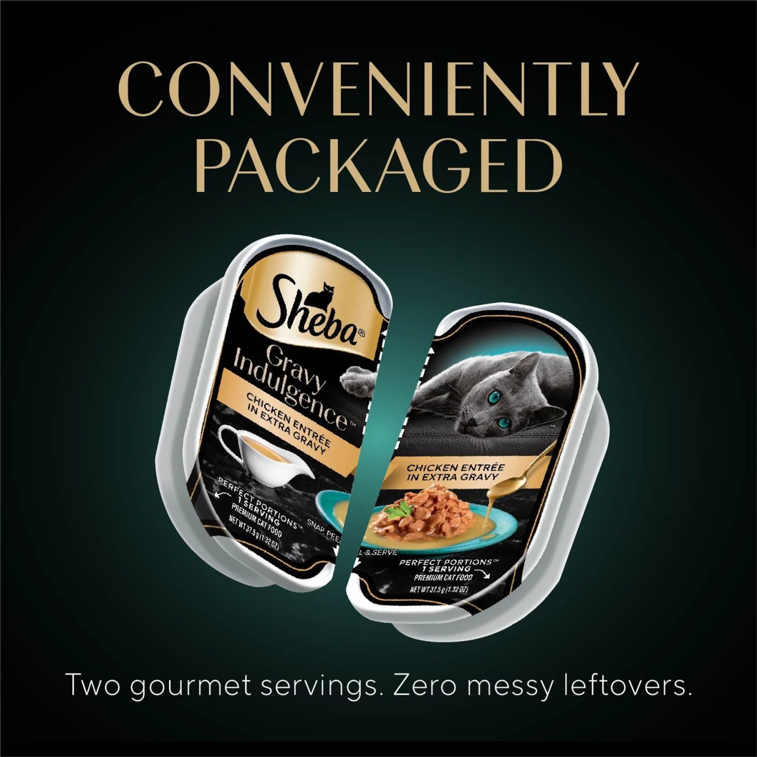 Sheba Gravy Indulgence Chicken Entree In Extra Gravy Grain-Free Adult Wet Cat Food, 2.64-oz Can, Case Of 24 7 Sheba Gravy Indulgence Chicken Entree In Extra Gravy Grain-Free Adult Wet Cat Food, 2.64-oz Can, Case Of 24 - Image 5