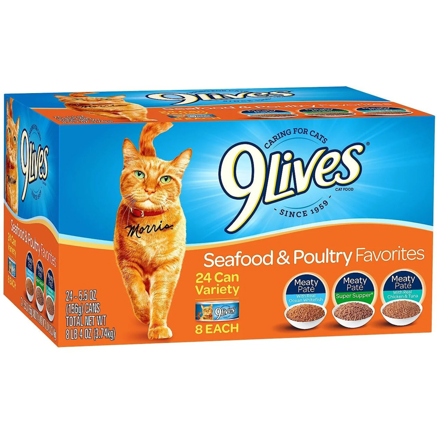 9 Lives Seafood & Poultry Favorites Variety Pack Canned Cat Food 3 9 Lives Seafood & Poultry Favorites Variety Pack Canned Cat Food