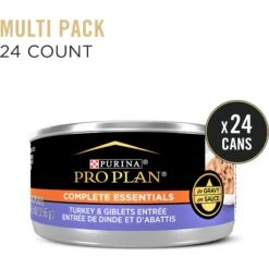 Purina Pro Plan Adult Turkey & Giblets Entree In Gravy Canned Cat Food -Almo nature Sales 102297 PT1. AC SS1800 V1674486329