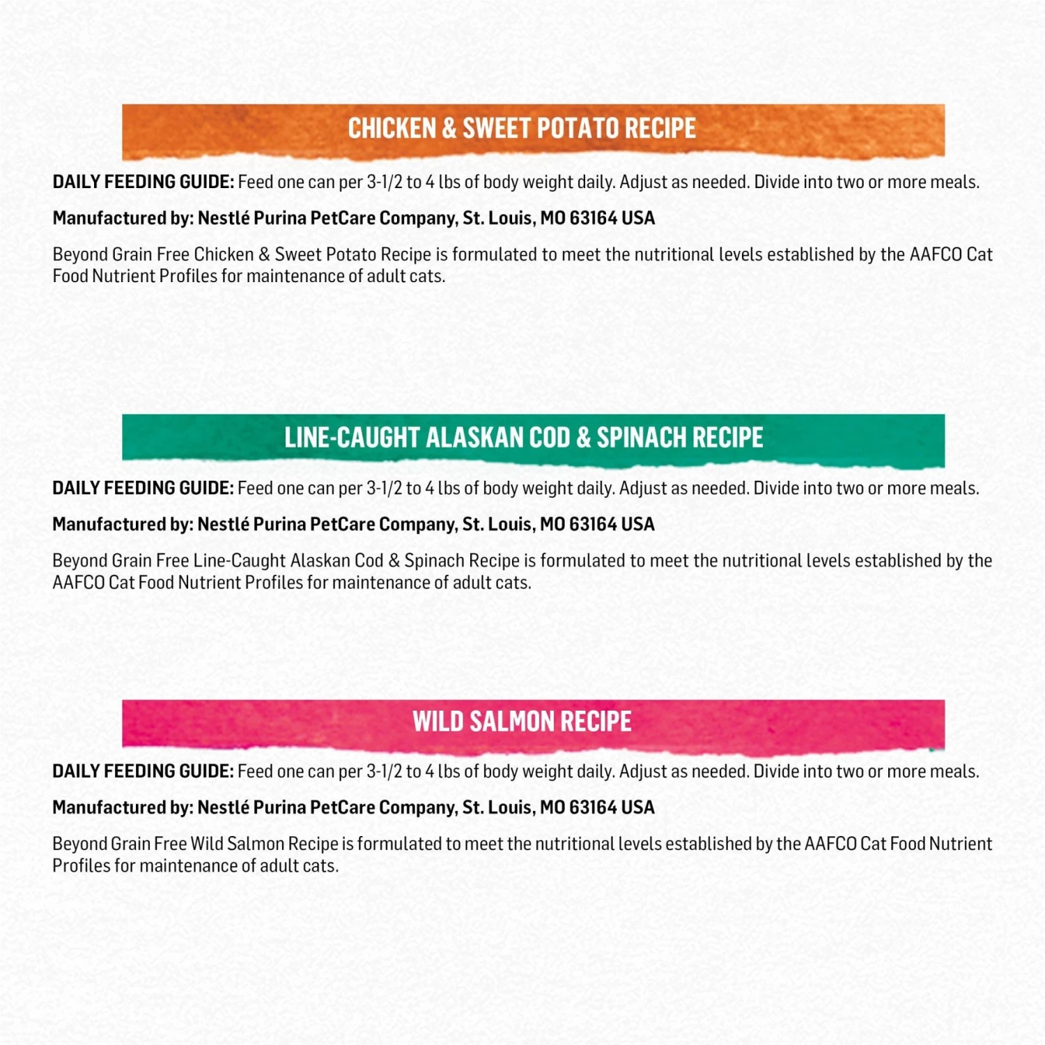 Purina Beyond Grain-Free Pate 3 Flavors Variety Pack Canned Cat Food 11 Purina Beyond Grain-Free Pate 3 Flavors Variety Pack Canned Cat Food - Image 9
