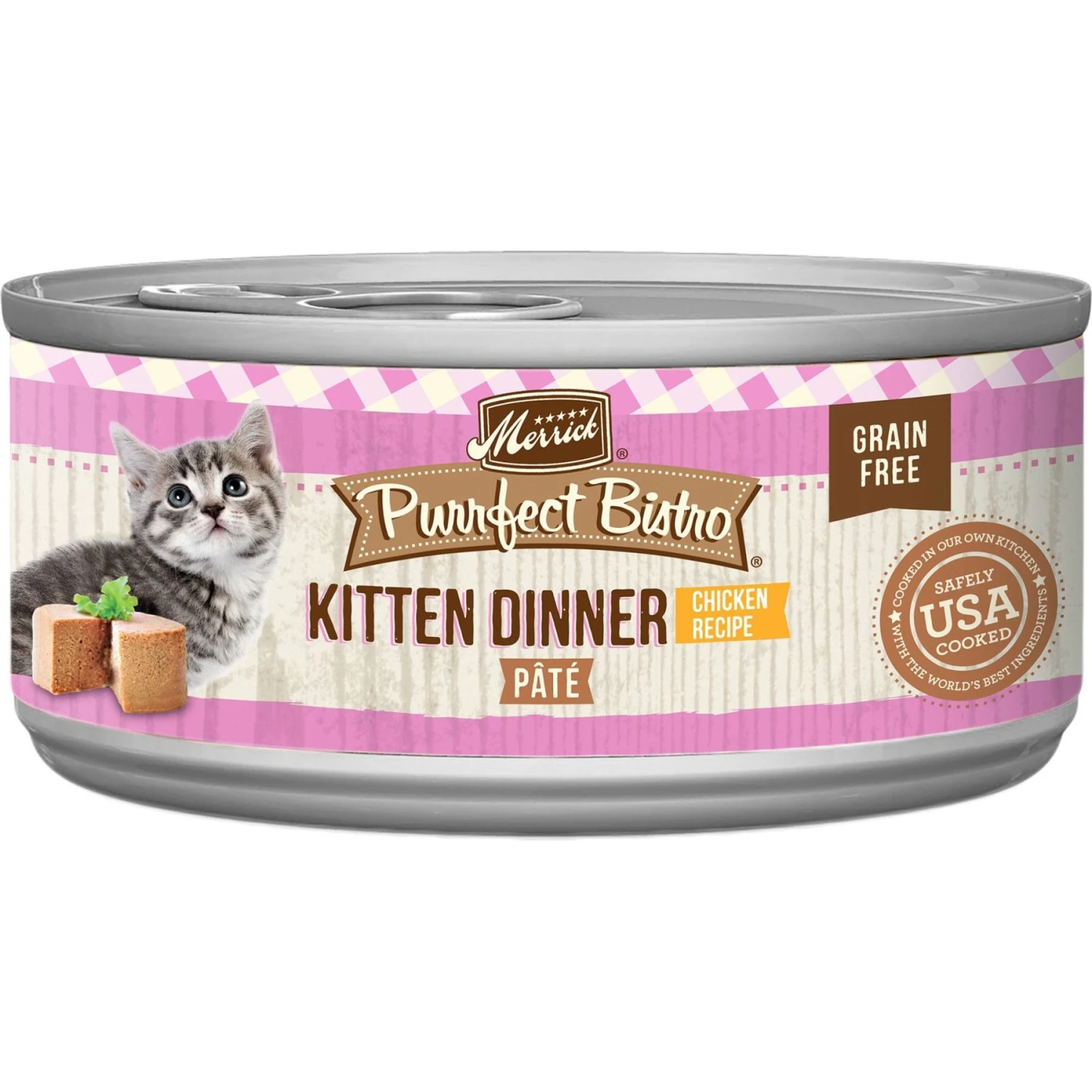 Merrick Purrfect Bistro Kitten Dinner Grain-Free Canned Cat Food 3 Merrick Purrfect Bistro Kitten Dinner Grain-Free Canned Cat Food
