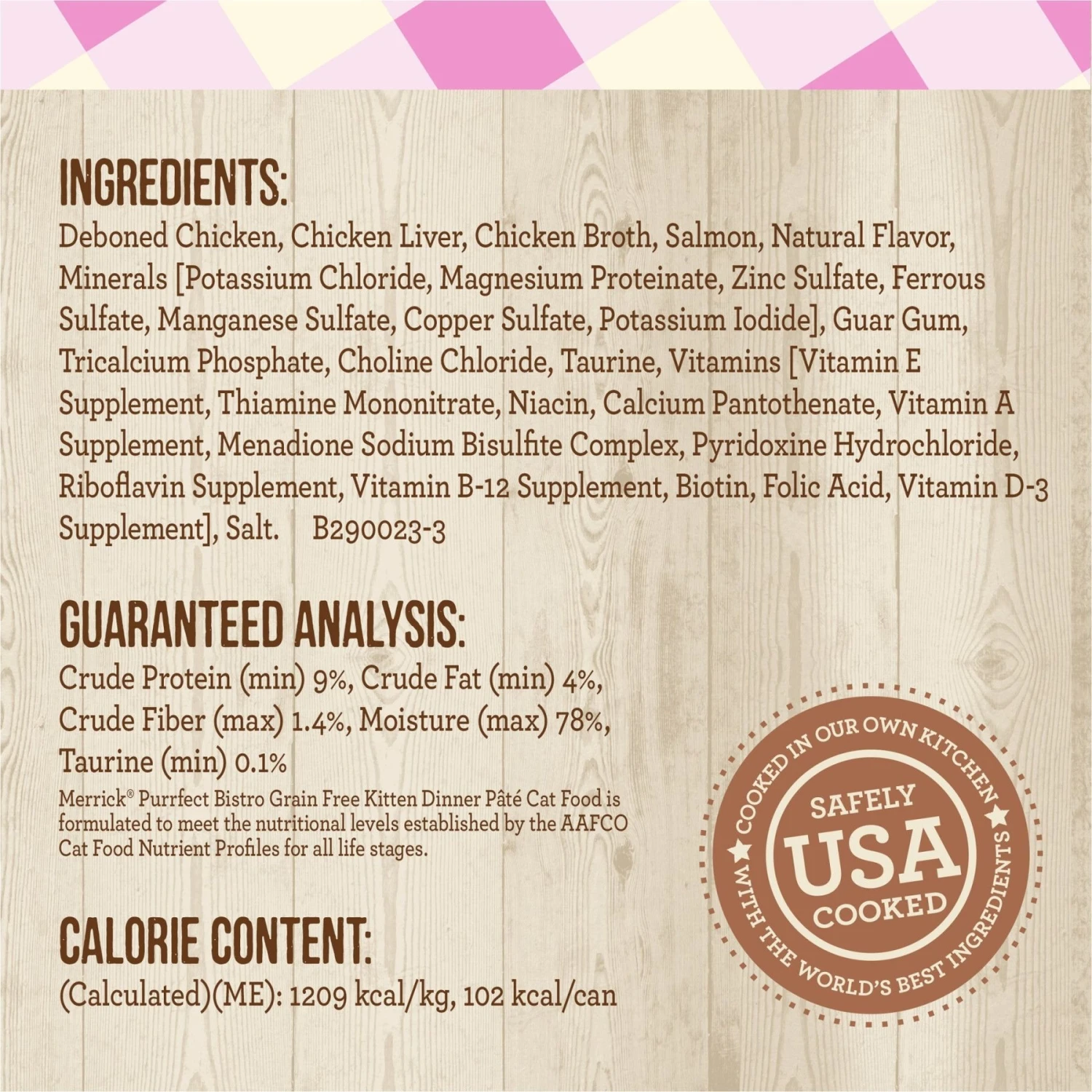 Merrick Purrfect Bistro Kitten Dinner Grain-Free Canned Cat Food 8 Merrick Purrfect Bistro Kitten Dinner Grain-Free Canned Cat Food - Image 6