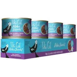 Tiki Cat Aloha Friends Tuna With Calamari & Pumpkin Grain-Free Wet Cat Food -Almo nature Sales 102909 PT1. AC SS1800 V1650463896