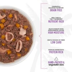 Tiki Cat Aloha Friends Tuna With Calamari & Pumpkin Grain-Free Wet Cat Food -Almo nature Sales 102909 PT4. AC SS1800 V1650468691