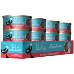 Tiki Cat Aloha Friends Tuna With Shrimp & Pumpkin Grain-Free Wet Cat Food -Almo nature Sales 102922 PT1. AC SS1800 V1657654927