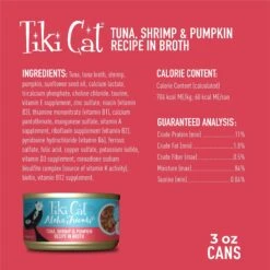 Tiki Cat Aloha Friends Tuna With Shrimp & Pumpkin Grain-Free Wet Cat Food -Almo nature Sales 102922 PT2. AC SS1800 V1657654927