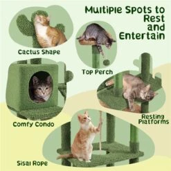 Yaheetech Cactus 70.5-in Cat Tree -Almo nature Sales 1032974 PT3. AC SS1800 V1702673987
