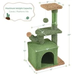 Yaheetech Cactus 29-in Cat Tree 11 Yaheetech Cactus 29-in Cat Tree -Almo nature Sales 1032998 PT2. AC SS1800 V1702673932