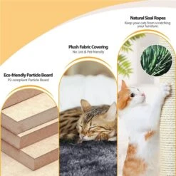 Yaheetech Multi-Level 55-in Cat Tree & Condo -Almo nature Sales 1033022 PT5. AC SS1800 V1702673566