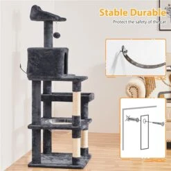 Yaheetech Multi-Level 55-in Cat Tree & Condo -Almo nature Sales 1033022 PT6. AC SS1800 V1702673564