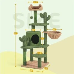 Yaheetech Cactus 53-in Sisal Cat Tree -Almo nature Sales 1033038 PT2. AC SS1800 V1702673563
