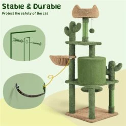 Yaheetech Cactus 53-in Sisal Cat Tree -Almo nature Sales 1033038 PT5. AC SS1800 V1702673563