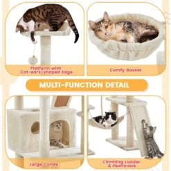 Yaheetech Multi-Level 82.5-in Cat Tree & Condo 12 Yaheetech Multi-Level 82.5-in Cat Tree & Condo -Almo nature Sales 1033078 PT3. AC SS1800 V1702673992
