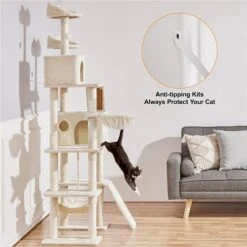 Yaheetech Multi-Level 82.5-in Cat Tree & Condo 15 Yaheetech Multi-Level 82.5-in Cat Tree & Condo -Almo nature Sales 1033078 PT6. AC SS1800 V1702673993