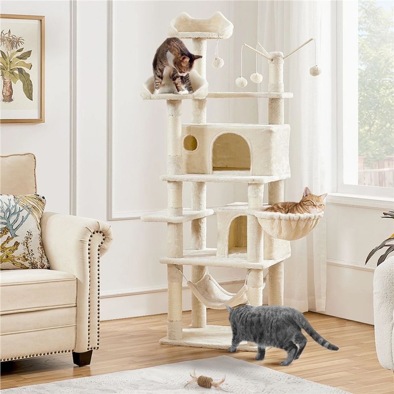 Yaheetech Multi-Level 67-in Cat Tree 3 Yaheetech Multi-Level 67-in Cat Tree