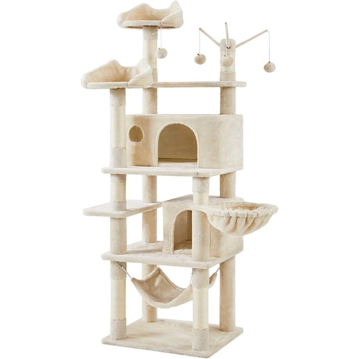 Yaheetech Multi-Level 67-in Cat Tree 4 Yaheetech Multi-Level 67-in Cat Tree - Image 2