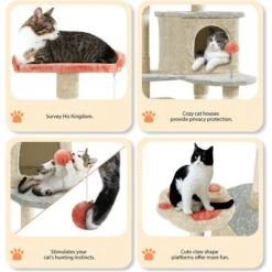 Yaheetech Paw-Shaped Play 57.5-in Cat Tower 12 Yaheetech Paw-Shaped Play 57.5-in Cat Tower -Almo nature Sales 1033134 PT3. AC SS1800 V1702673563