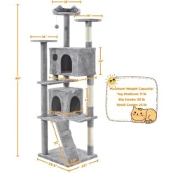 Yaheetech 80-in Cat Tree & Condo -Almo nature Sales 1033190 PT2. AC SS1800 V1702674048