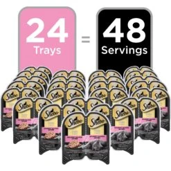 Sheba Perfect Portions Grain-Free Gourmet Salmon Cuts In Gravy Entree Adult Wet Cat Food Trays 13 Sheba Perfect Portions Grain-Free Gourmet Salmon Cuts In Gravy Entree Adult Wet Cat Food Trays -Almo nature Sales 103409 PT2. AC SS1800 V1626991906