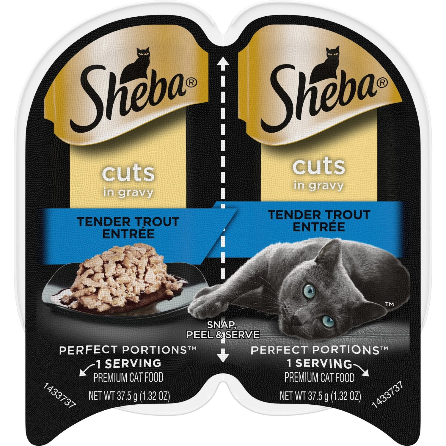 Sheba Perfect Portions Grain-Free Tender Trout Cuts In Gravy Entree Wet Adult Cat Food Trays 3 Sheba Perfect Portions Grain-Free Tender Trout Cuts In Gravy Entree Wet Adult Cat Food Trays