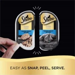 Sheba Perfect Portions Grain-Free Tender Trout Cuts In Gravy Entree Wet Adult Cat Food Trays 15 Sheba Perfect Portions Grain-Free Tender Trout Cuts In Gravy Entree Wet Adult Cat Food Trays -Almo nature Sales 103418 PT4. AC SS1800 V1626991321