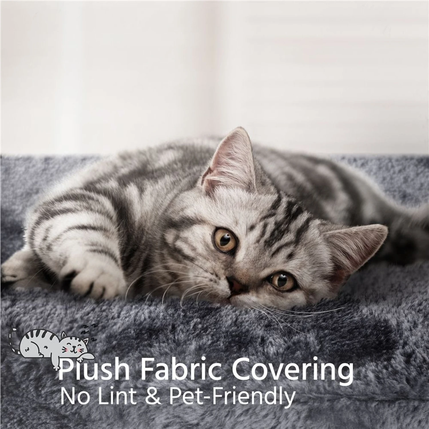 Yaheetech 79-in Plush Cat Tree & Condo 7 Yaheetech 79-in Plush Cat Tree & Condo - Image 5