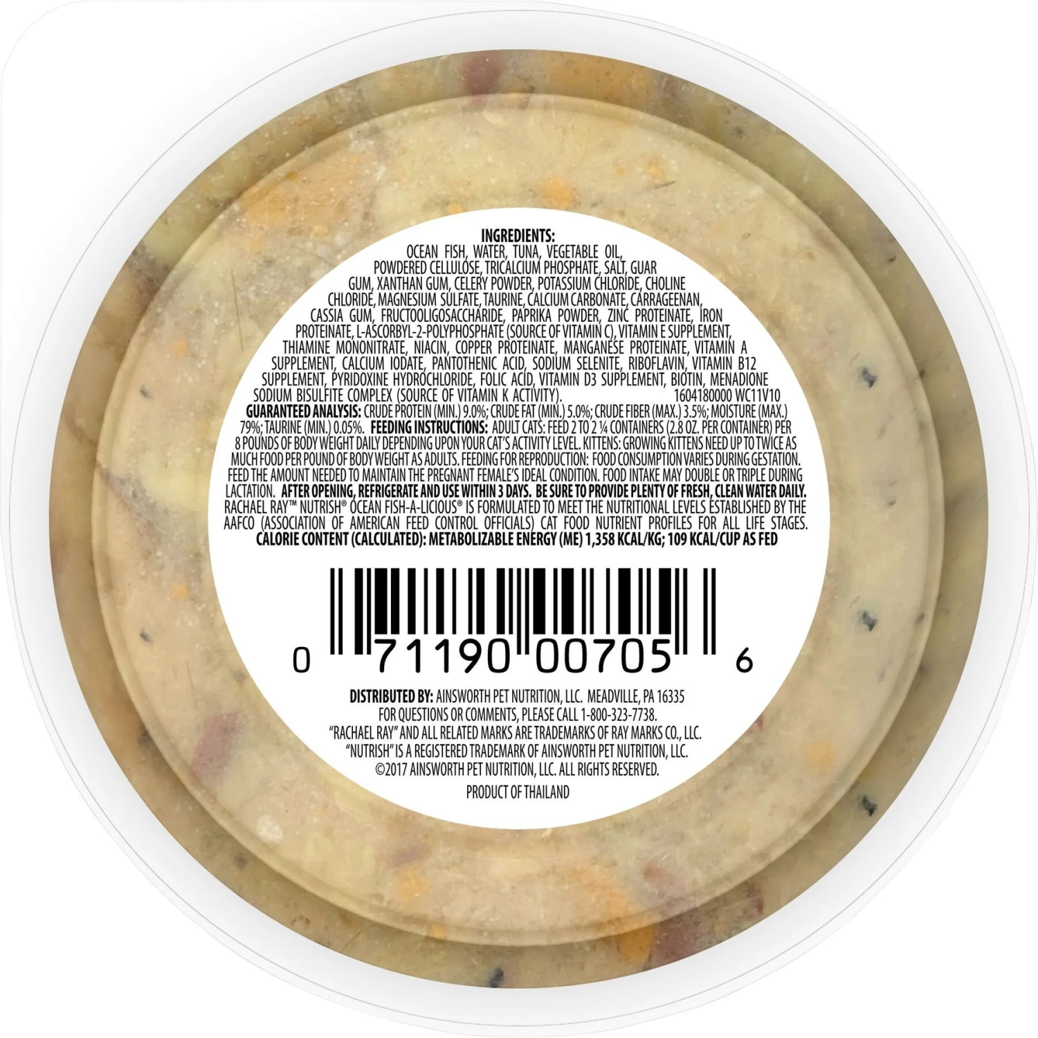 Rachael Ray Nutrish Ocean Fish-A-Licious Natural Grain-Free Wet Cat Food 4 Rachael Ray Nutrish Ocean Fish-A-Licious Natural Grain-Free Wet Cat Food - Image 2