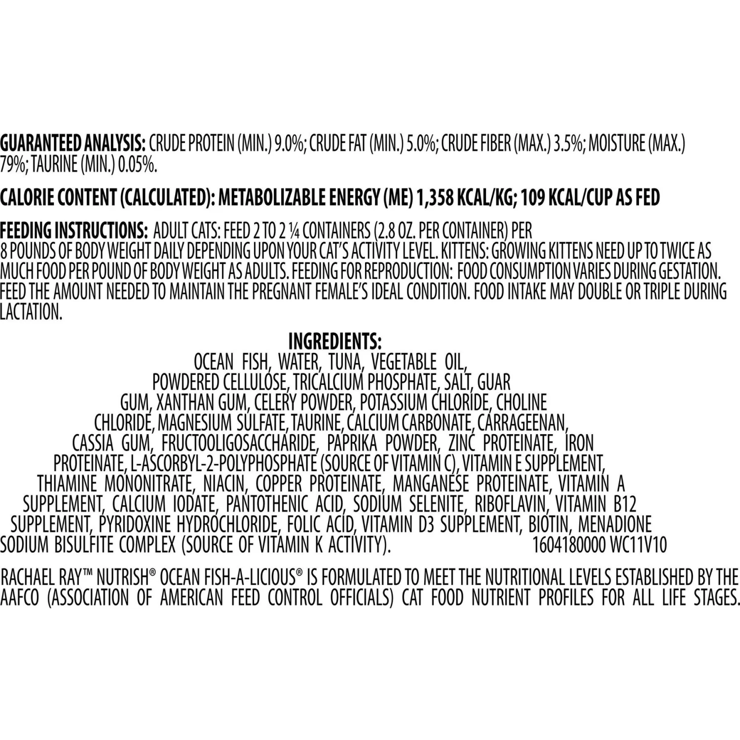 Rachael Ray Nutrish Ocean Fish-A-Licious Natural Grain-Free Wet Cat Food 9 Rachael Ray Nutrish Ocean Fish-A-Licious Natural Grain-Free Wet Cat Food - Image 7