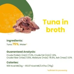 Almo Nature Daily Tuna In Broth Grain-Free Canned Cat Food -Almo nature Sales 109283 PT3. AC SS1800 V1639533706