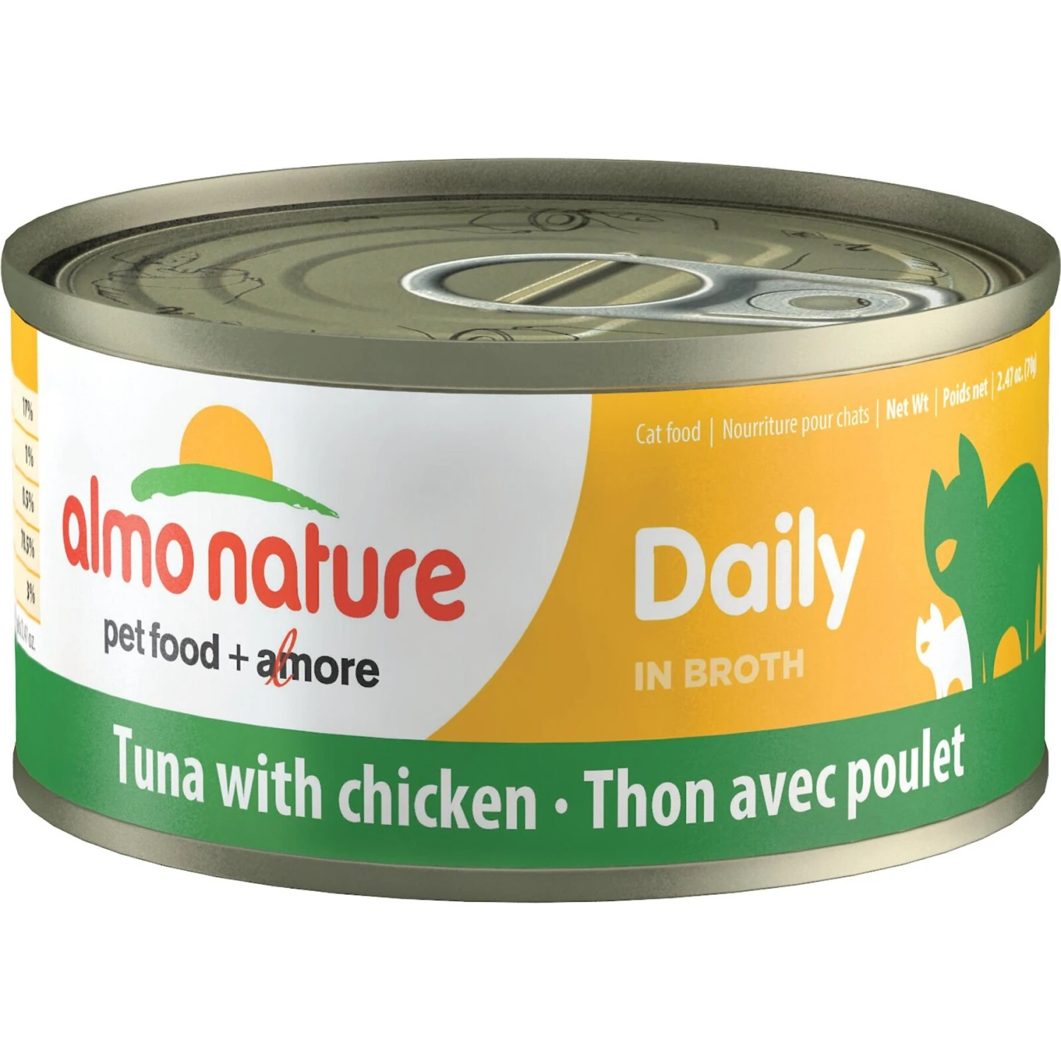 Almo Nature Daily Tuna With Chicken In Broth Grain-Free Canned Cat Food 3 Almo Nature Daily Tuna With Chicken In Broth Grain-Free Canned Cat Food