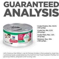 Hill's Science Diet Kitten Liver & Chicken Entree Canned Cat Food -Almo nature Sales 110297 PT6. AC SS1800 V1690566611