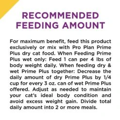 Purina Pro Plan Prime Plus Adult 7+ Salmon & Tuna Entree Classic Canned Cat Food, 3-oz Can, Case Of 24 -Almo nature Sales 111107 PT8. AC SS1800 V1585863081
