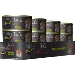Tiki Cat After Dark Chicken & Beef Canned Cat Food -Almo nature Sales 112293 PT1. AC SS1800 V1651095990
