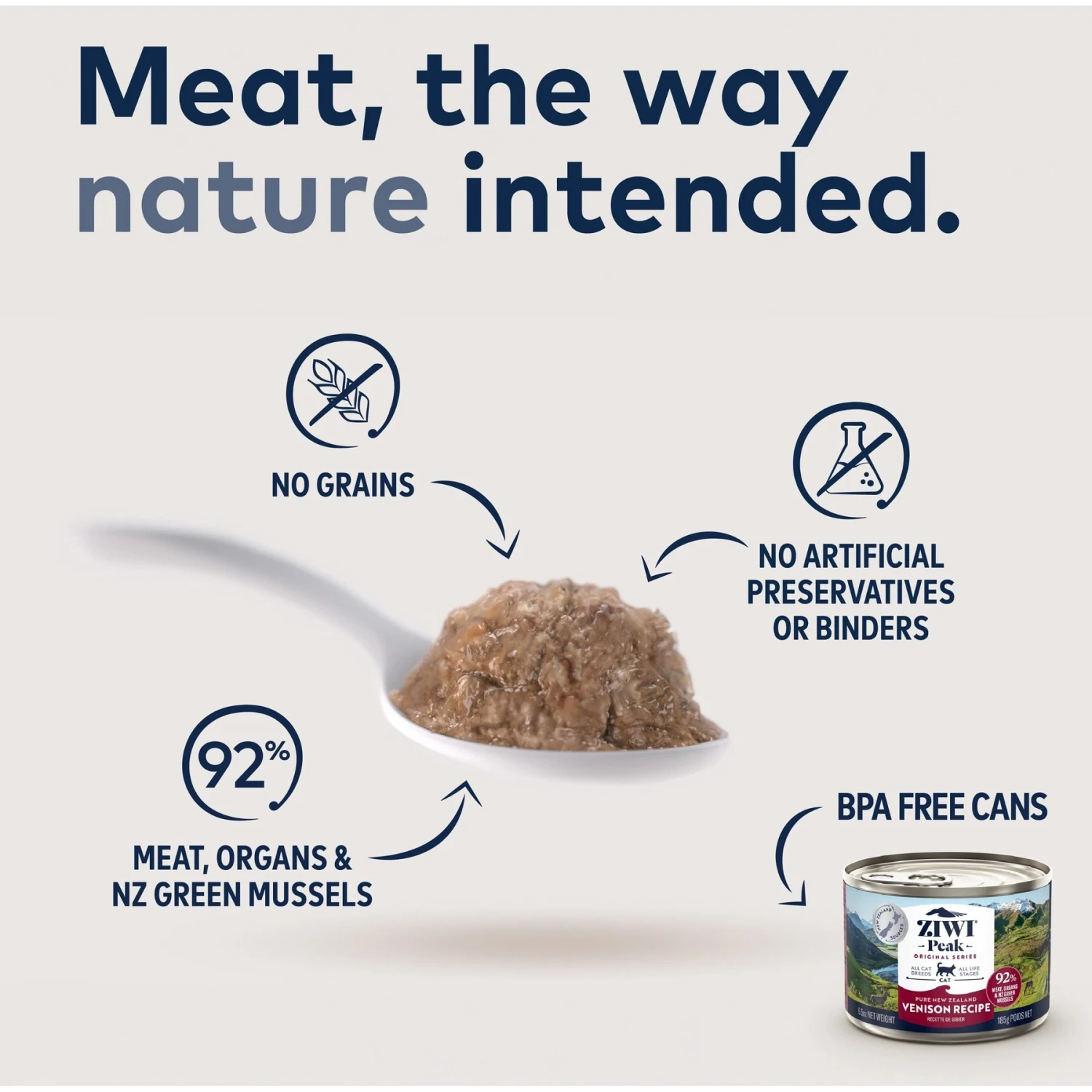 ZIWI Peak Venison Recipe Canned Cat Food 4 ZIWI Peak Venison Recipe Canned Cat Food - Image 2