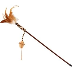 Pet Zone Bounce & Pounce Wand Cat Toy With Catnip