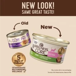 Wellness CORE Natural Grain-Free Turkey & Chicken Liver Pate Canned Kitten Food 11 Wellness CORE Natural Grain-Free Turkey & Chicken Liver Pate Canned Kitten Food -Almo nature Sales 118868 PT1. AC SS1800 V1695932418