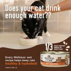 Wellness CORE Natural Grain-Free Turkey & Chicken Liver Pate Canned Kitten Food 13 Wellness CORE Natural Grain-Free Turkey & Chicken Liver Pate Canned Kitten Food -Almo nature Sales 118868 PT3. AC SS1800 V1695846583