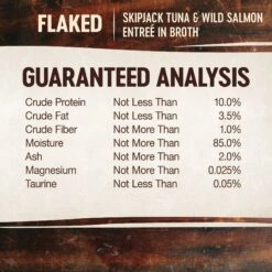 Wellness CORE Signature Selects Flaked Skipjack Tuna & Wild Salmon Entree In Broth Grain-Free Canned Cat Food 14 Wellness CORE Signature Selects Flaked Skipjack Tuna & Wild Salmon Entree In Broth Grain-Free Canned Cat Food -Almo nature Sales 119917 PT4. AC SS1800 V1678381042