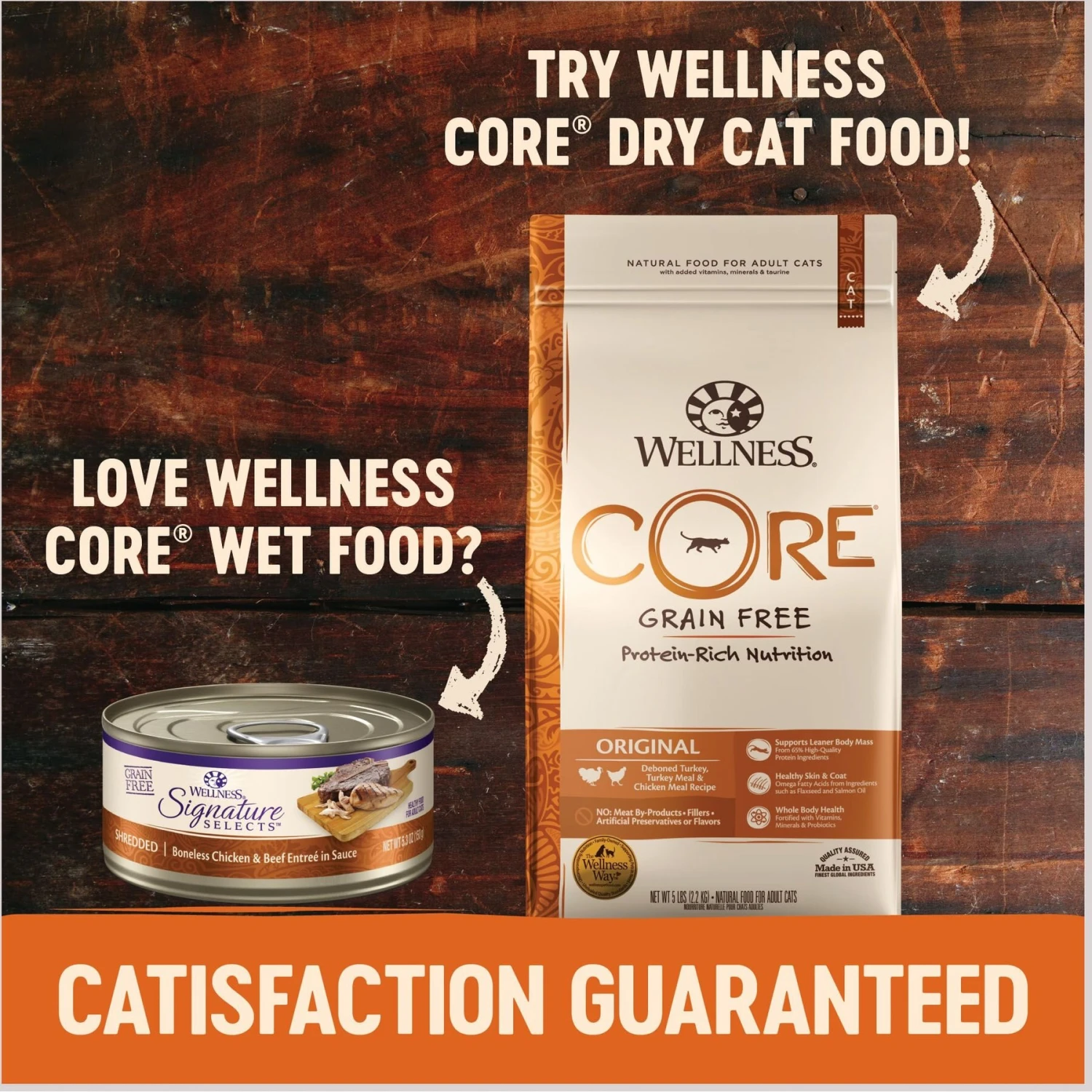 Wellness CORE Signature Selects Flaked Skipjack Tuna & Wild Salmon Entree In Broth Grain-Free Canned Cat Food 10 Wellness CORE Signature Selects Flaked Skipjack Tuna & Wild Salmon Entree In Broth Grain-Free Canned Cat Food - Image 8