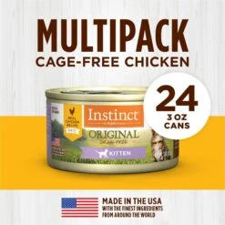 Instinct Kitten Grain-Free Pate Real Chicken Recipe Natural Wet Canned Cat Food -Almo nature Sales 122351 PT5. AC SS1800 V1681224721