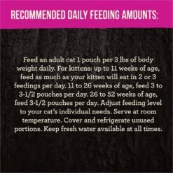 Merrick Backcountry Grain-Free Kitten Recipe Cuts Chicken & Duck In Gravy Cat Food Pouches -Almo nature Sales 123840 PT8. AC SS1800 V1506523209