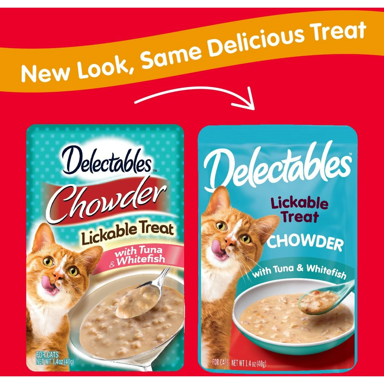 Hartz Delectables Chowder Tuna & Whitefish Lickable Cat Treat 4 Hartz Delectables Chowder Tuna & Whitefish Lickable Cat Treat - Image 2