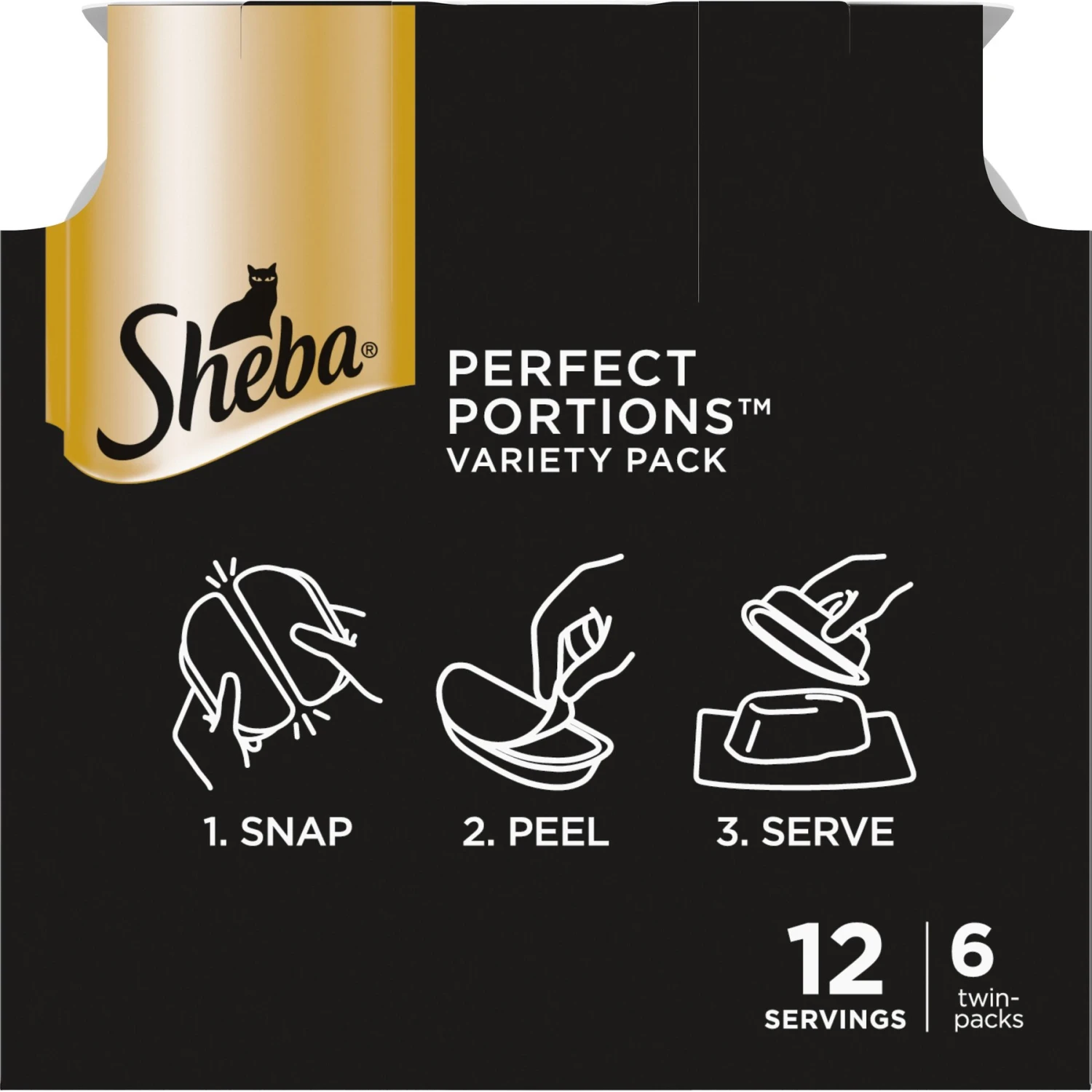 Sheba Perfect Portions Chicken & Salmon Pate Entree Variety Pack Adult Wet Cat Food Trays 4 Sheba Perfect Portions Chicken & Salmon Pate Entree Variety Pack Adult Wet Cat Food Trays - Image 2