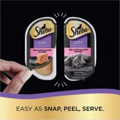 Sheba Perfect Portions Chicken & Salmon Pate Entree Variety Pack Adult Wet Cat Food Trays 14 Sheba Perfect Portions Chicken & Salmon Pate Entree Variety Pack Adult Wet Cat Food Trays -Almo nature Sales 126370 PT3. AC SS1800 V1626815782