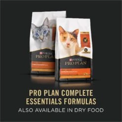 Purina Pro Plan Complete Essentials Adult Salmon & Brown Rice Entree Classic Canned Cat Food -Almo nature Sales 127619 PT5. AC SS1800 V1643844434